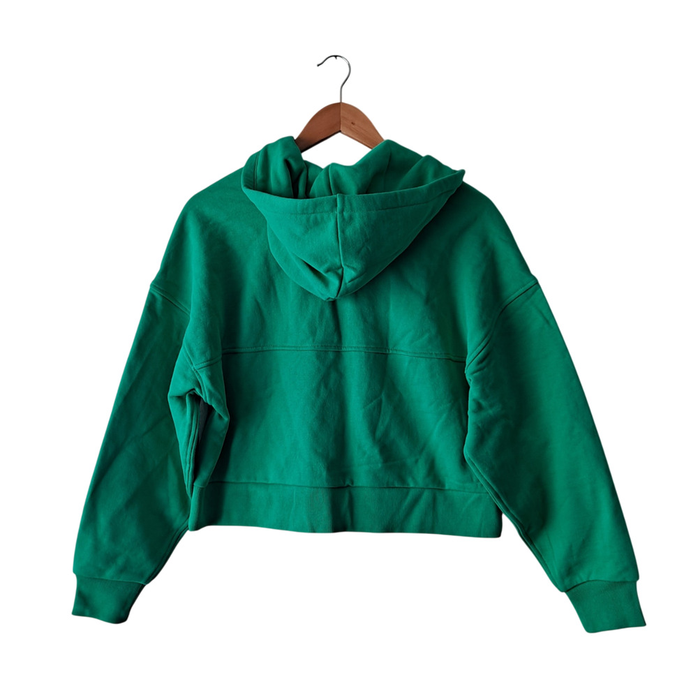 NWT Everlane Track Organic Cotton Hoodie Zip Sweatshirt Mint Green Womens Sz XXS - Picture 3 of 11